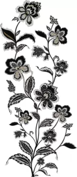 Stickere decorative JAZZY JACOBEAN | 1 colita 45,7 cm x 101,6 cm imagine