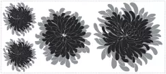 Stickere decorative MUMS | 1 colita de 45,7 cm x 101,6 cm imagine