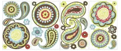 Stickere decorative PAISLEY | 4 colite de 25,4 cm x 45,7 cm imagine