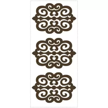 Stickere decorative SCROLLING ALONG | 2 colite de 45,7 cm x 101,6 cm imagine