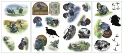 Stickere decorative TURKEY CALL | 4 colite de 25,4 cm x 45,7 cm imagine