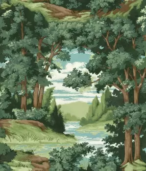 Tapet FOREST LAKE SCENIC | HO3300 imagine