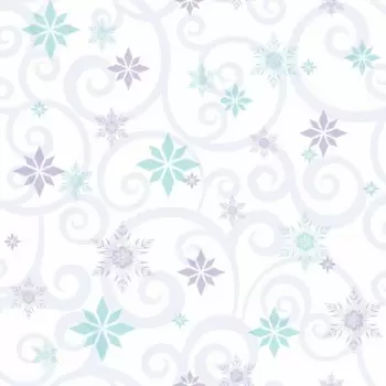 Tapet FROZEN SNOWFLAKE SCROLL | DY0154 imagine