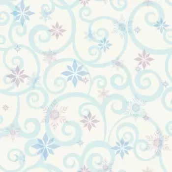 Tapet FROZEN SNOWFLAKE SCROLL | DY0155 imagine