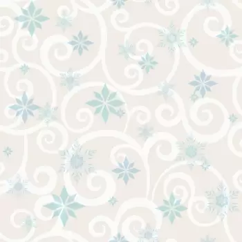 Tapet FROZEN SNOWFLAKE SCROLL | DY0156 imagine