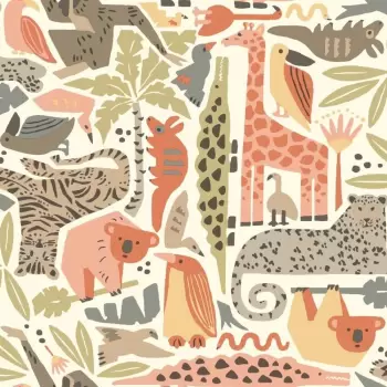 Tapet JUNGLE PUZZLE | DW2303 imagine