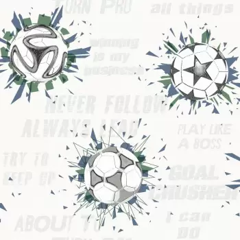 Tapet SOCCER BALL BLAST | KI0575 imagine