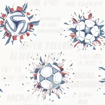 Tapet SOCCER BALL BLAST | KI0576 imagine