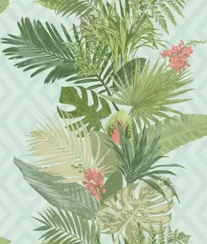 Tapet TROPICAL OASIS STRIPE | ON1628 imagine