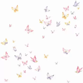 Tapet WATERCOLOR BUTTERFLIES | KI0526 imagine