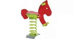 Balansoar pe arcuri HDPE ponei cu prindere pe beton imagine