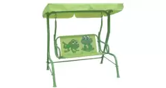 Balansoar Sandia pentru copii, model broscute,verde imagine