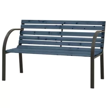 Banca copii de gradina, gri, 81 cm, lemn de brad chinezesc imagine