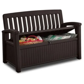 Banca de gradina, Patio Keter, Maro inchis 227 L imagine