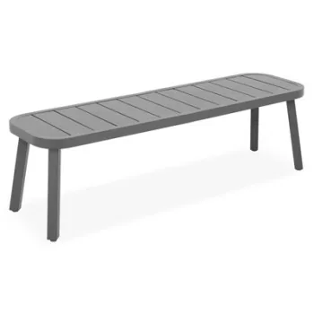 Bancheta LYNE lungime 141 latime 40 inaltime 42 antracit cu maro imagine