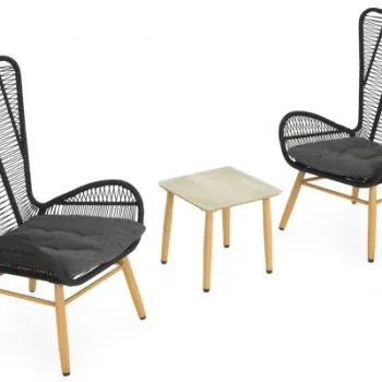 BODEH Set mobilier terasa/gradina, 2 fotolii si masuta imagine