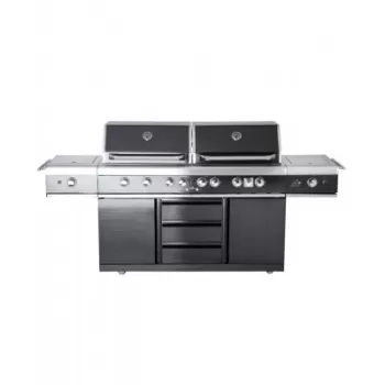Bucatarie de exterior din inox, gratar pe gaz cu Air System ALL\'GRILL Top-Line Extrem Light 100960 imagine