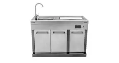 Bucatarie exterioara modulara Char-Broil Ultimate Entertainment 140905, chiuveta, tocator, cutie termoizolanta imagine