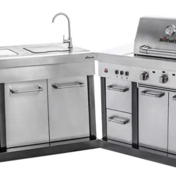 Bucatarie exterioara modulara Char-Broil Ultimate Entertainment gratar + chiuveta 140906-140905 imagine