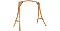 Cadru de leagan, lemn masiv curbat cu finisaj de tec imagine