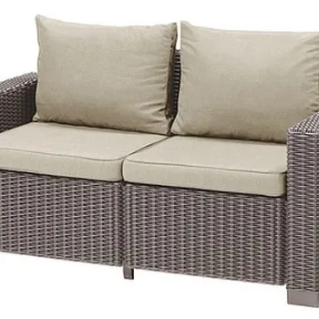 Canapea de gradina cu doua locuri, bej, California, Keter imagine