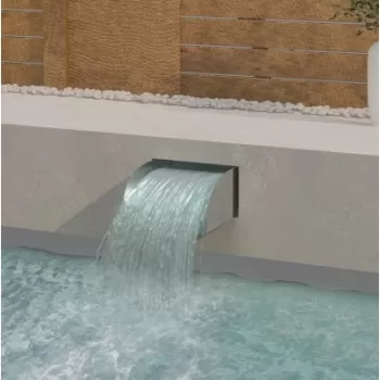 Cascada cu led-uri, 30 x 34 x 14 cm, otel inoxidabil 304 imagine