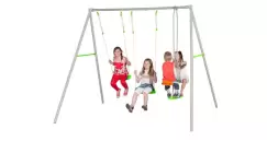 Complex de leagane metalic pentru 4 copii Louise Trigano imagine