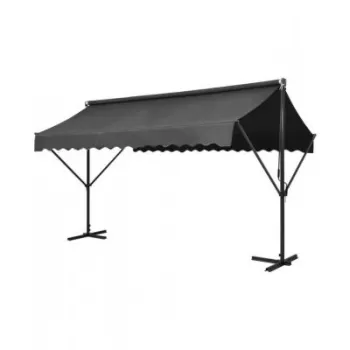 Copertina cu structura independenta, antracit, 400 x 300 cm imagine