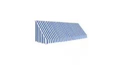 Copertina de bistro, albastru si alb, 400 x 120 cm  imagine