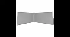 Copertina laterala retractabila 160 x 600 cm, Gri imagine