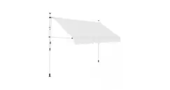 Copertina retractabila, actionare manuala, 250 cm, crem imagine