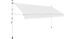 Copertina retractabila, actionare manuala, 350 cm, crem imagine