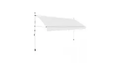 Copertina retractabila, crem, 400 cm, actionare manuala imagine