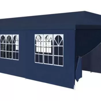 Cort albastru de gradina 3 x 12 x 2,55 m imagine