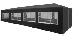 Cort de petrecere, antracit, 3 x 12 m imagine