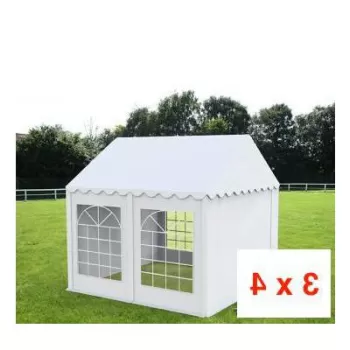 CORT EVENIMENTE ECONOMY ALB 3 x 4 M,PVC imagine