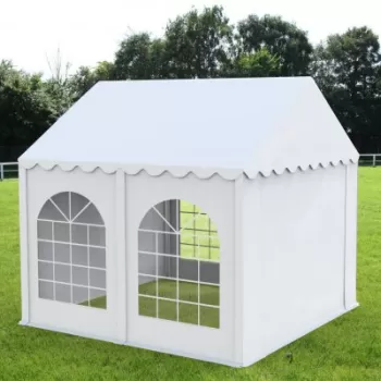 Cort pentru evenimente din PVC IGNIFUG ALB 3X3 M imagine