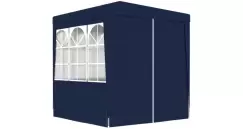 Cort petrecere profesional cu pereti, albastru, 2x2 m, 90 g/m? imagine