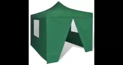 Cort pliabil 4 pereti 3 x 3 m Verde imagine
