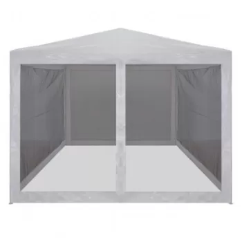 Cort pliabil de petrecere cu 4 pereti din plasa, 3 x 3 m imagine