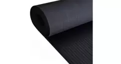 Covor antiderapant de cauciuc cu nervuri largi 2 x 1 m imagine