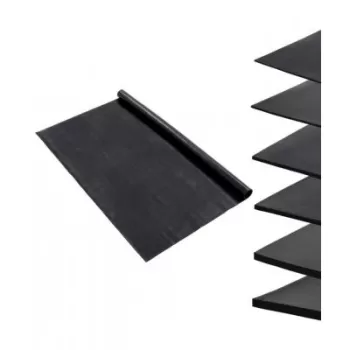 Covor de cauciuc anti-alunecare, 1,2 x 5 m, 1 mm, neted imagine