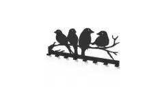 Cuier de tabla forma PASARELE -model 2488 Negru imagine