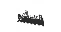 Cuier metalic ALEGORIE -model 3194 Negru imagine