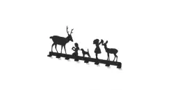 Cuier metalic CERBI -model 2511 Negru imagine