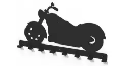 Cuier metalic CHOPPER -model 4016 Negru imagine