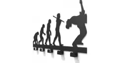 Cuier metalic EVOLUTIE - model 2513 Negru imagine