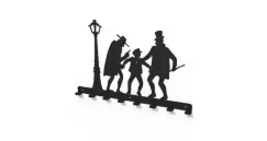 Cuier metalic OLIVER TWIST -model 3200 Negru imagine