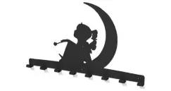 Cuier metalic VISATOAREA -model 4013 Negru imagine