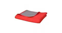 Cuvertura matlasata cu doua fete, 170 x 210 cm, rosu si gri imagine